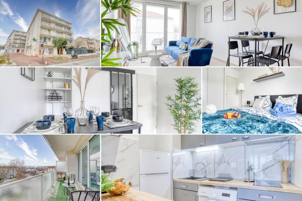 Le Majestic Blue - Metro 8/Hopital Henri Mondor Creteil Bagian luar foto